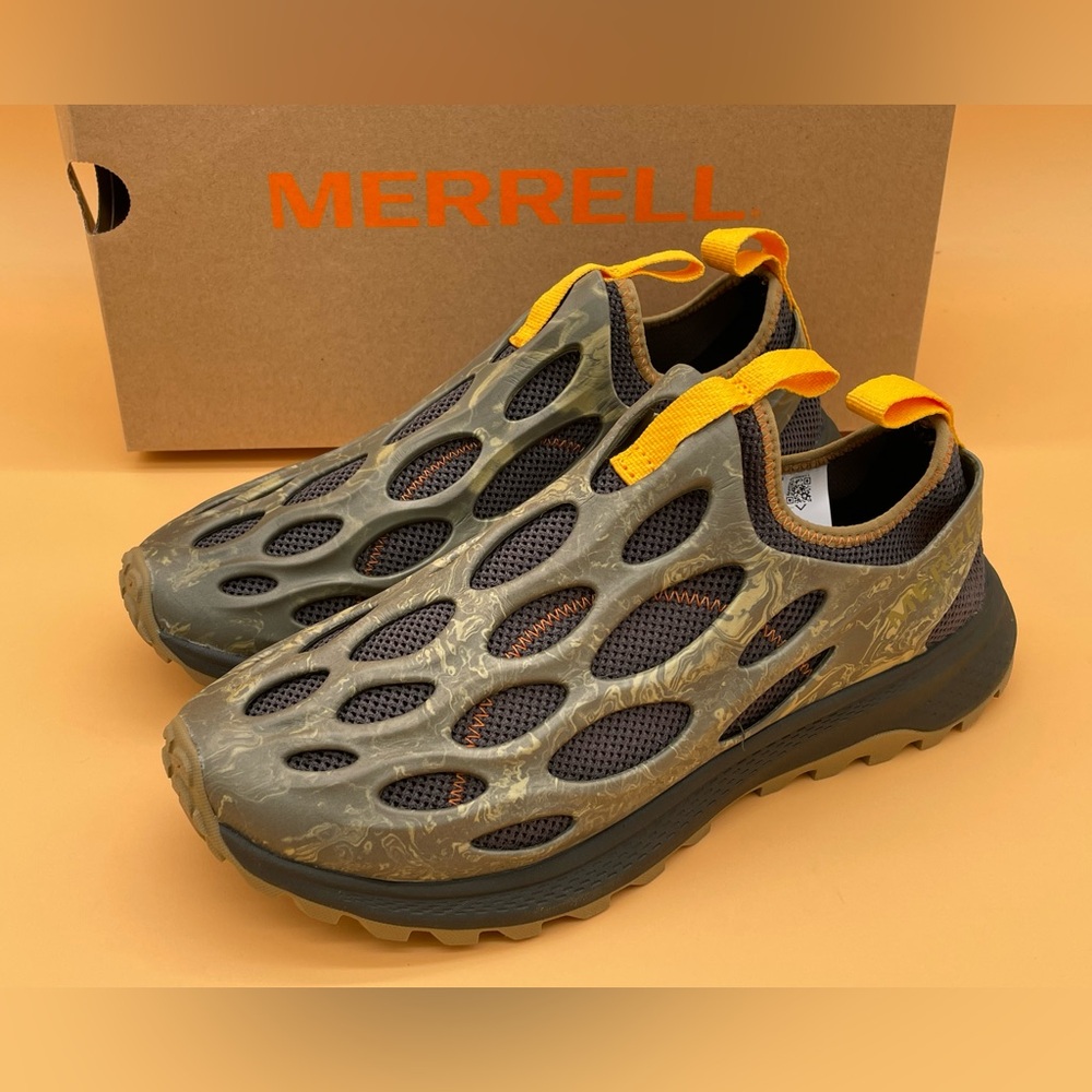 Size Merrell Men Hydro Runner Hiking Shoes Medium Olive Slip On